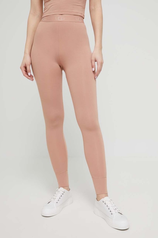 UGG legginsy Paloma z elastanem brązowy 1136921