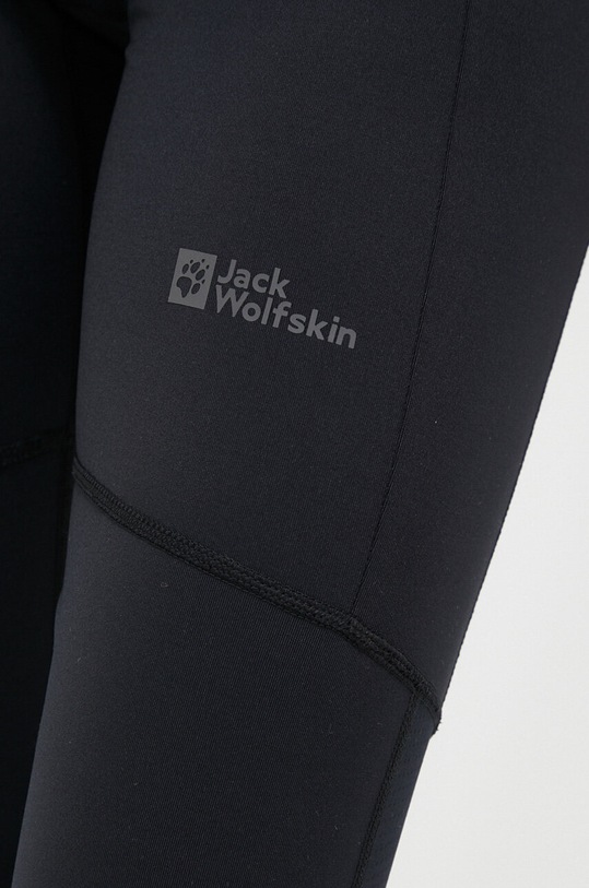 Jack Wolfskin legginsy sportowe Berntal Tights czarny 1508181