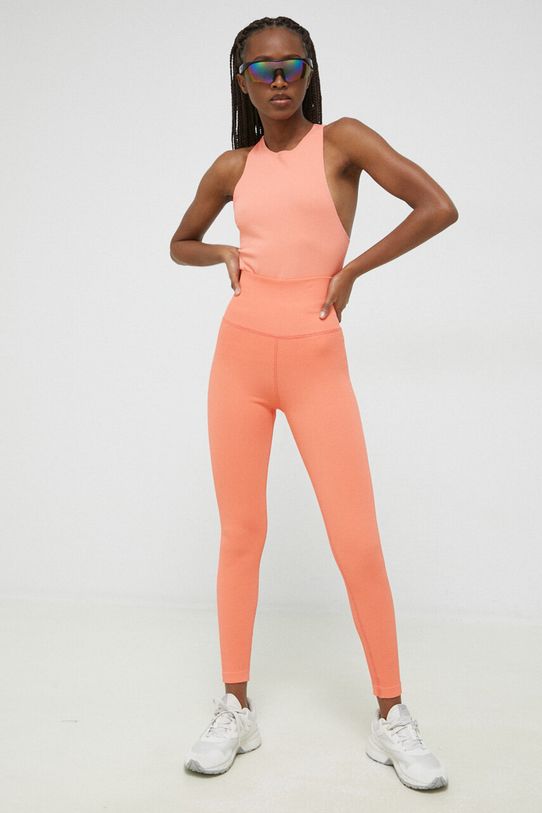 Helly Hansen legginsy 53931 pomarańczowy SS23