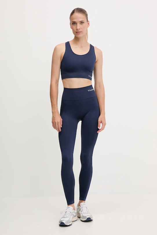 Hummel legginsy treningowe Tif 210492 granatowy AW25