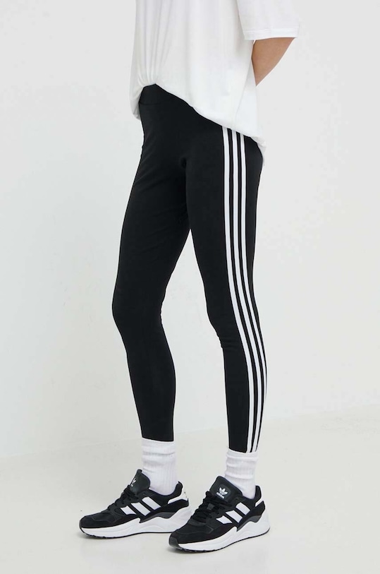 adidas Originals legginsy 3 Stripes Tigh aplikacja czarny IB7383