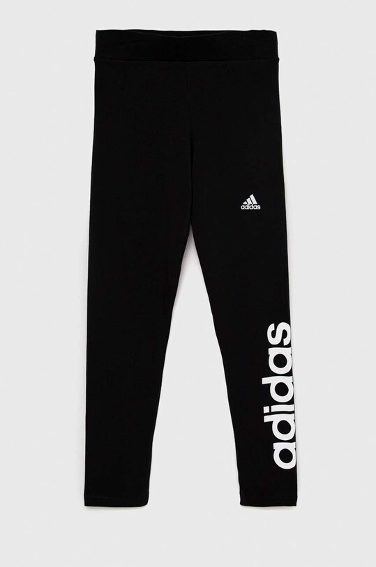 Детские леггинсы adidas G LIN с эластаном чёрный IC3579