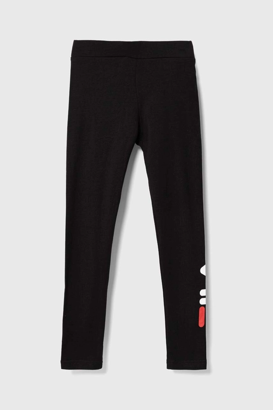 Fila legginsy dziecięce z elastanem czarny FAK0125