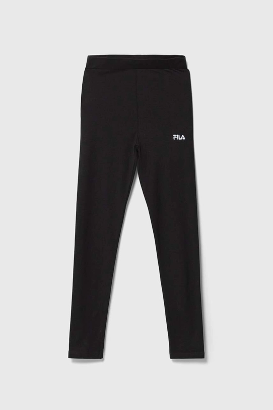 Fila legginsy dziecięce z elastanem czarny FAT0222