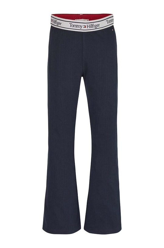 Tommy Hilfiger legginsy dziecięce z elastanem granatowy KG0KG07065.PPYX