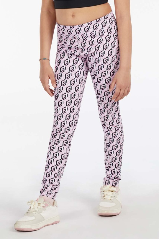 Guess leggins copii J3RB16.MC03W.PPYX roz
