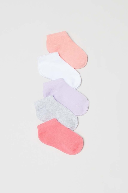 OVS skarpetki dziecięce 5-pack skarpetki krótkie multicolor 1744543.Kids.2.14y.Tigh