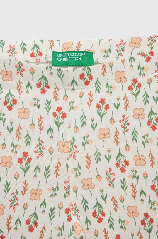 Dziewczynka United Colors of Benetton legginsy dziecięce 33KCCF02W.G.SEASONAL beżowy