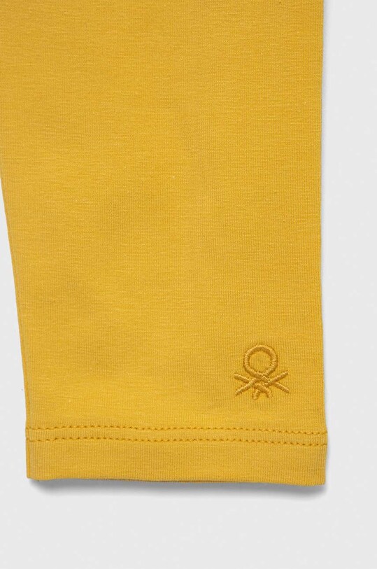 Lány United Colors of Benetton gyerek legging 3MT1CF02G.G.SEASONAL sárga