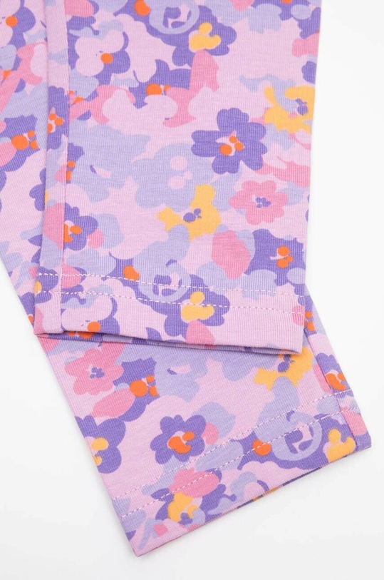 Coccodrillo legginsy niemowlęce różowy WC3122102RPN