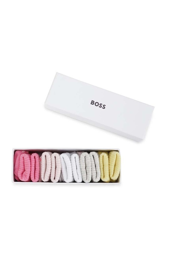 Dětské ponožky BOSS 5-pack J90314 růžová SS23