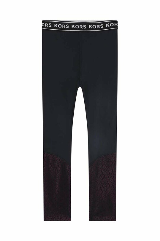 Michael Kors legginsy dziecięce z elastanem czarny R14152.114.150