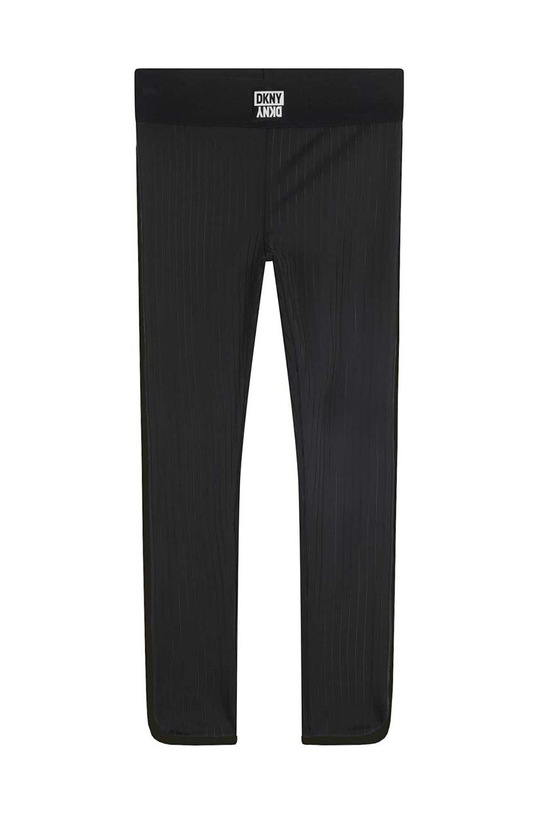 Detské legíny Dkny s elastanom čierna D34A82.156.162