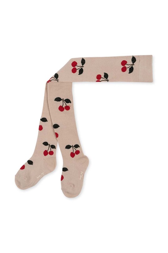 Dječje hulahopke Konges Sløjd 2-pack KS4797 bež SS23