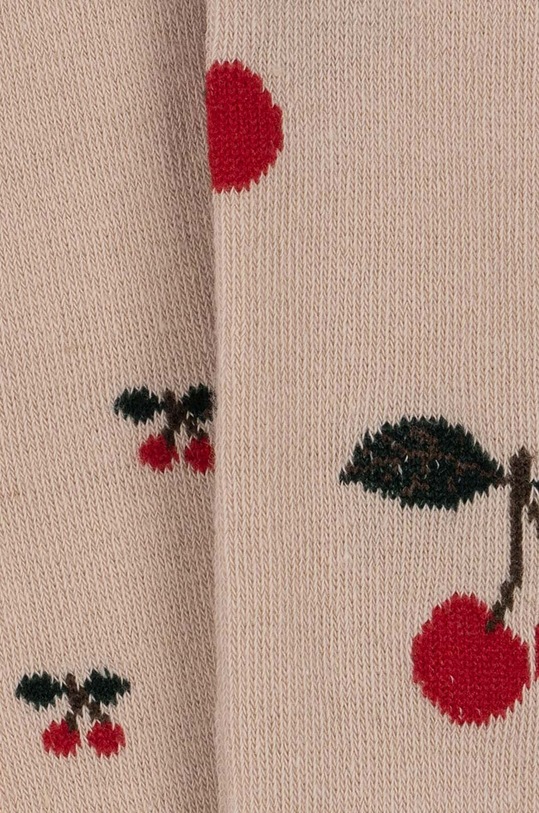 Dječje hulahopke Konges Sløjd 2-pack bež KS4797