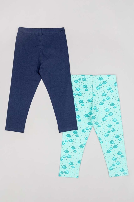 zippy legginsy dziecięce 2-pack ZKGAP0401.23011 niebieski SS23