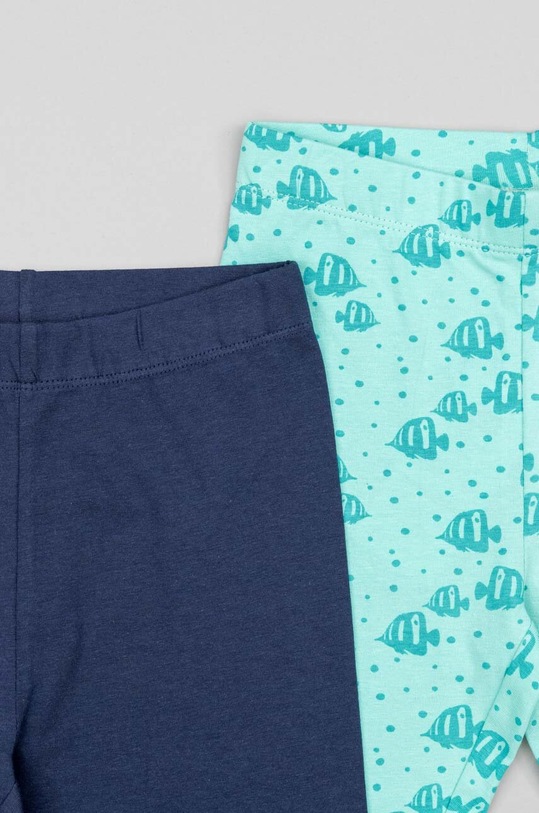 Dziewczynka zippy legginsy dziecięce 2-pack ZKGAP0401.23011 niebieski