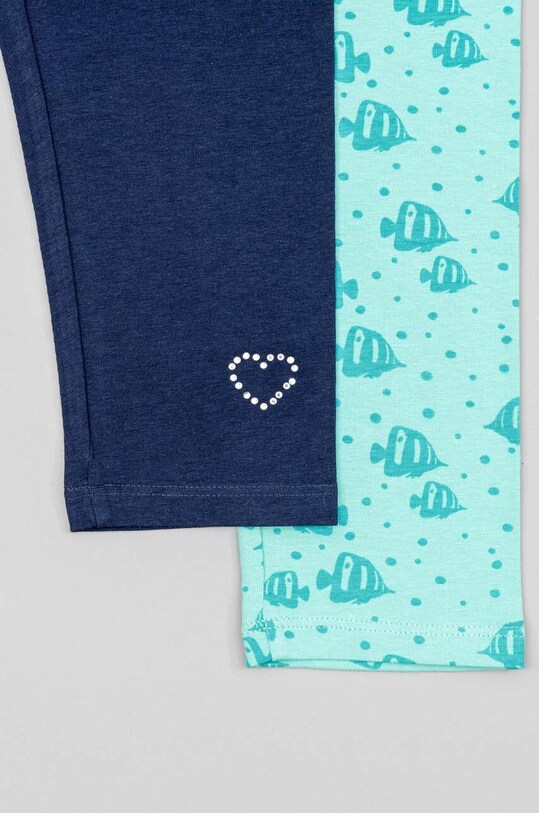 zippy legginsy dziecięce 2-pack niebieski ZKGAP0401.23011