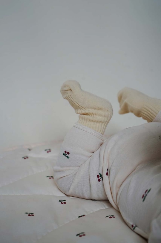Konges Sløjd legginsy bawełniane dziecięce LEGGINS GOTS KS3557 różowy