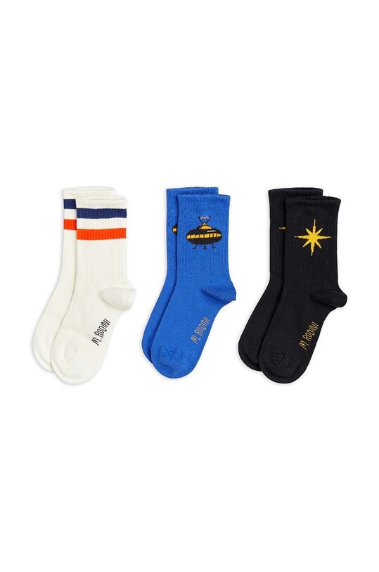 Mini Rodini skarpetki dziecięce 3-pack skarpetki długie multicolor 2316011000