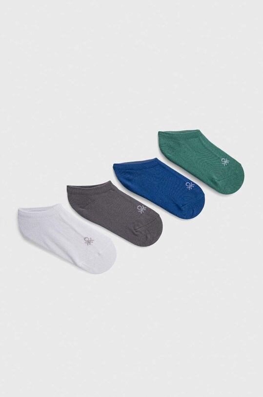 United Colors of Benetton skarpetki dziecięce 4-pack skarpetki krótkie multicolor 6AO3T21J5.G.SEASONAL
