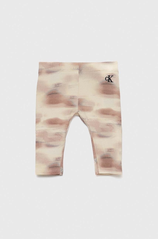 Calvin Klein Jeans leggins neonato/a tessuto elasticizzato beige IN0IN00064.PPYX