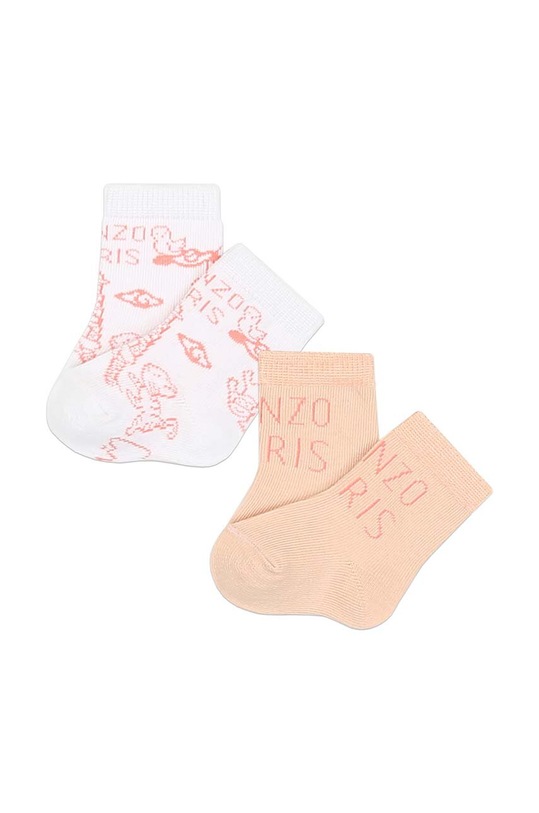 Kenzo Kids skarpetki dziecięce 2-pack K90093 różowy SS23