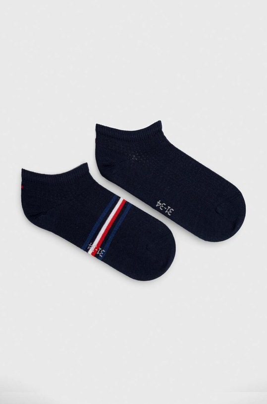 Tommy Hilfiger skarpetki dziecięce 2-pack skarpetki krótkie granatowy 701222669