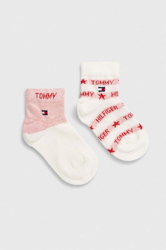 Tommy Hilfiger skarpetki dziecięce 2-pack skarpetki długie różowy 701222672