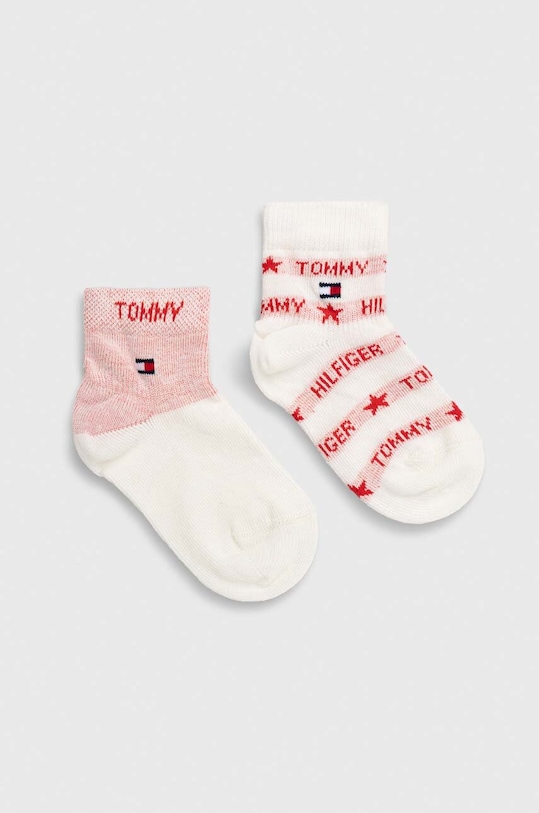 Tommy Hilfiger skarpetki dziecięce 2-pack skarpetki długie różowy 701222672