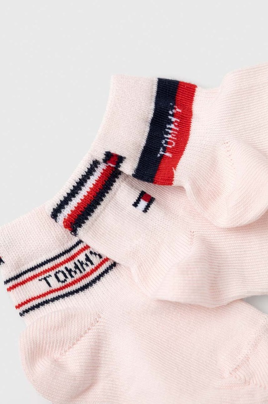Tommy Hilfiger skarpetki dziecięce 3-pack 701222674 różowy SS23
