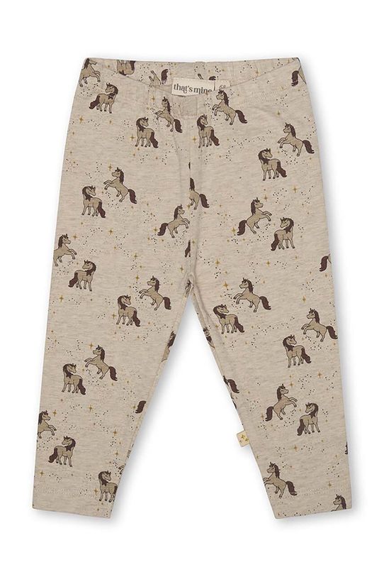 That's mine legginsy niemowlęce 13939 wzorzyste beżowy 013939