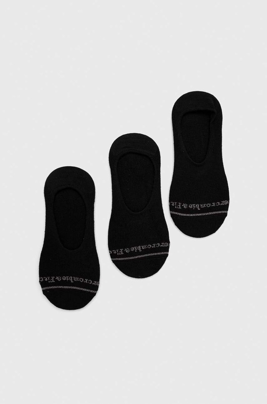 Abercrombie & Fitch skarpetki 3-pack skarpetki krótkie czarny KI112.3089.900