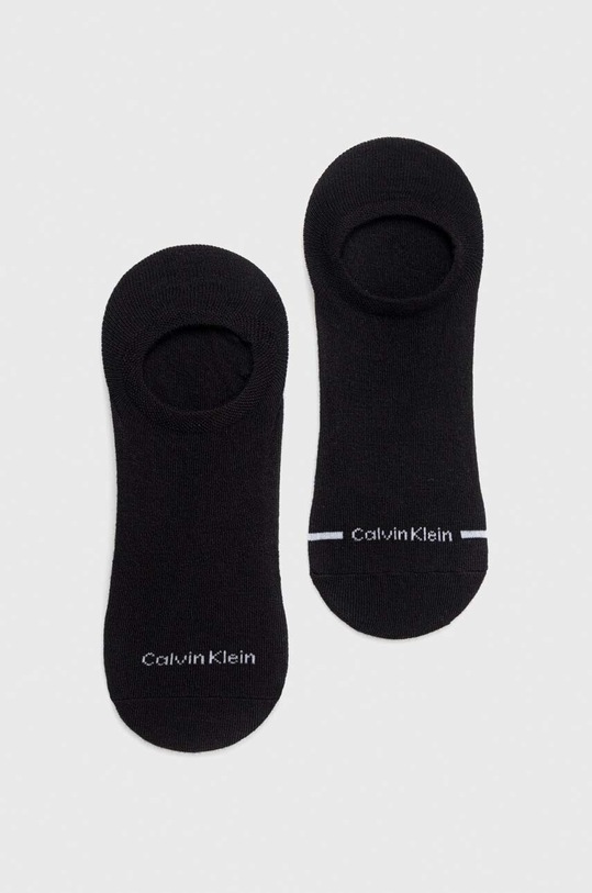 Calvin Klein skarpetki 2-pack drobny wzór czarny 701222144