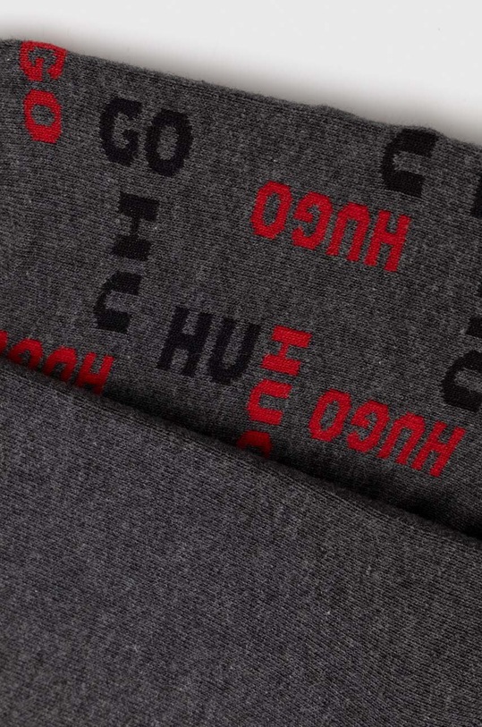 HUGO skarpetki 2-pack 50491224 szary SS24