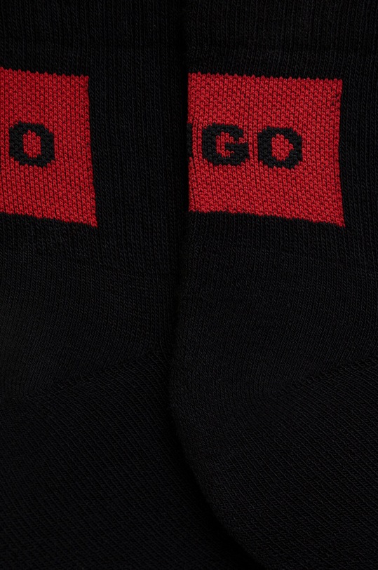 HUGO skarpetki 2-pack 50491223 czarny SS23