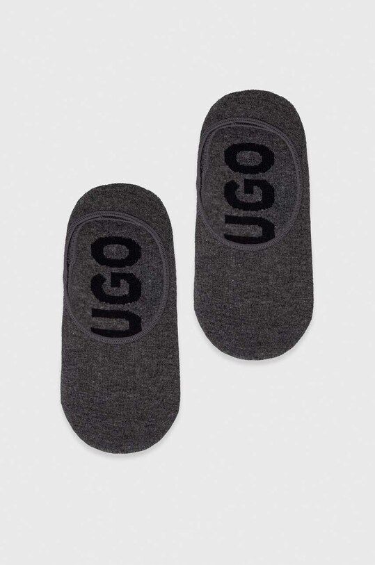 HUGO skarpetki 2-pack skarpetki krótkie szary 50491244