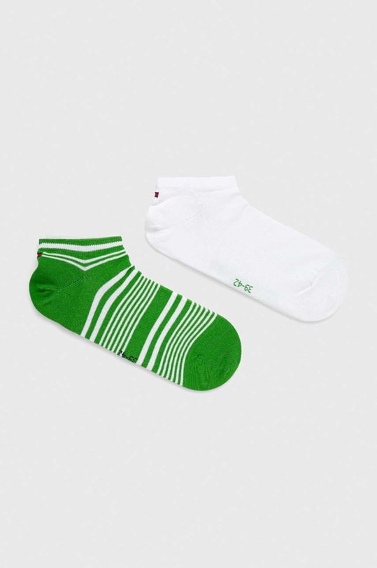 Tommy Hilfiger skarpetki 2-pack skarpetki krótkie zielony 701222637
