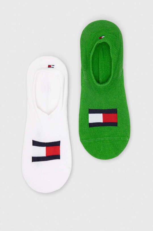 Tommy Hilfiger skarpetki 2-pack skarpetki krótkie zielony 701223928