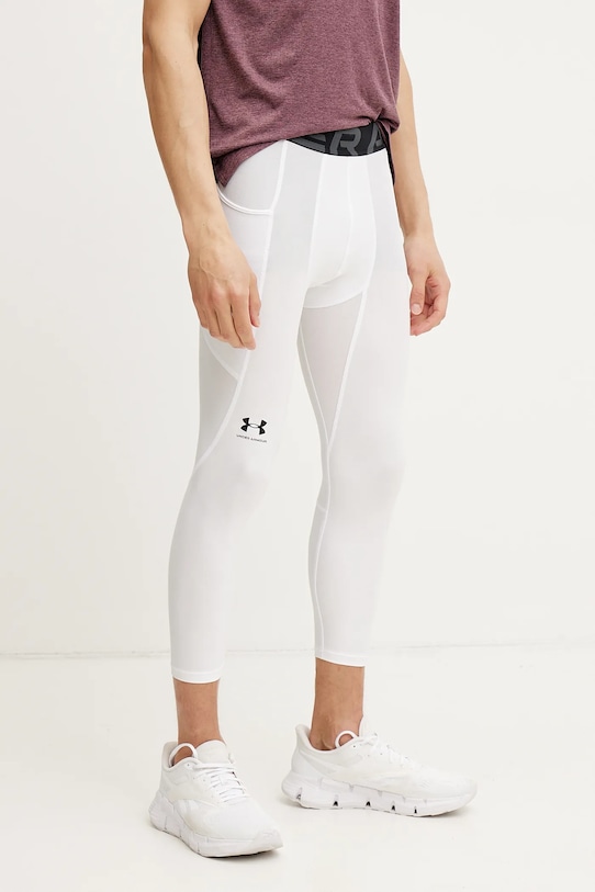 Under Armour leggins de antrenament HG Armour tricotaj alb 1361588