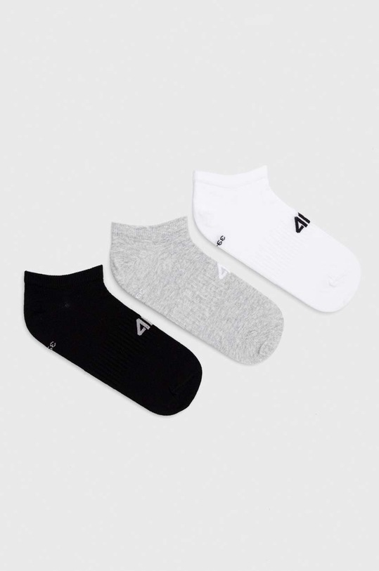 4F sosete 3-pack sosete scurte gri 4FSS23USOCM149