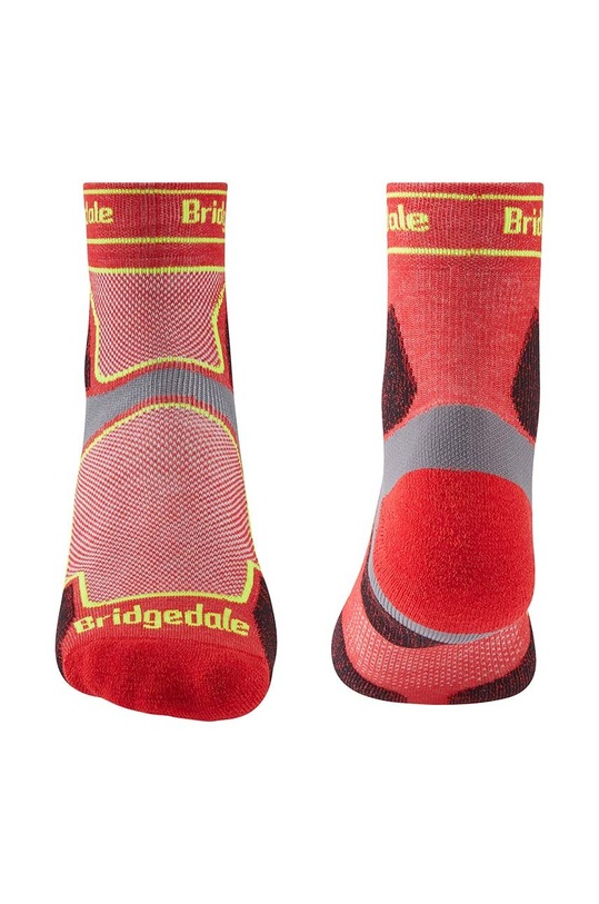 Bridgedale șosete Ultralight T2 Coolmax Sport 3/4 710205 rosu SS24