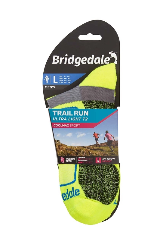 Одяг Шкарпетки Bridgedale Ultralight T2 Coolmax Sport 3/4 710205 зелений