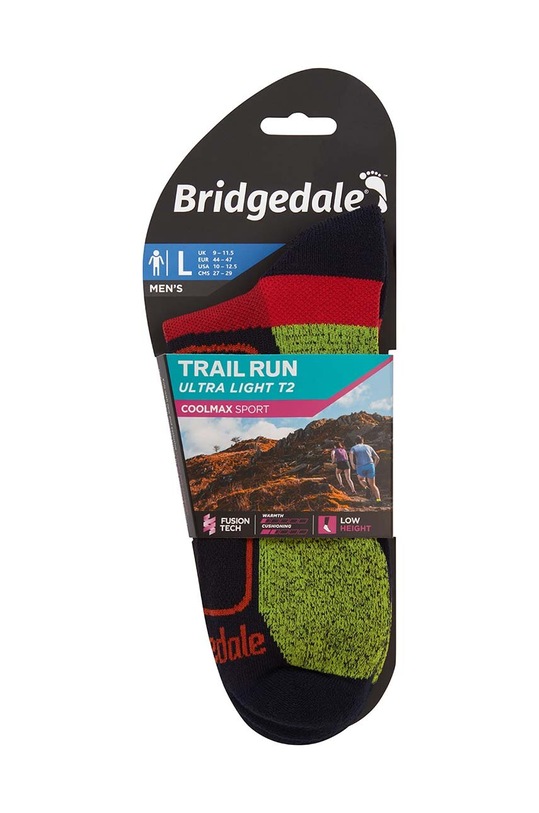 Îmbrăcăminte Bridgedale șosete Ultralight T2 Coolmax Low 710256 negru