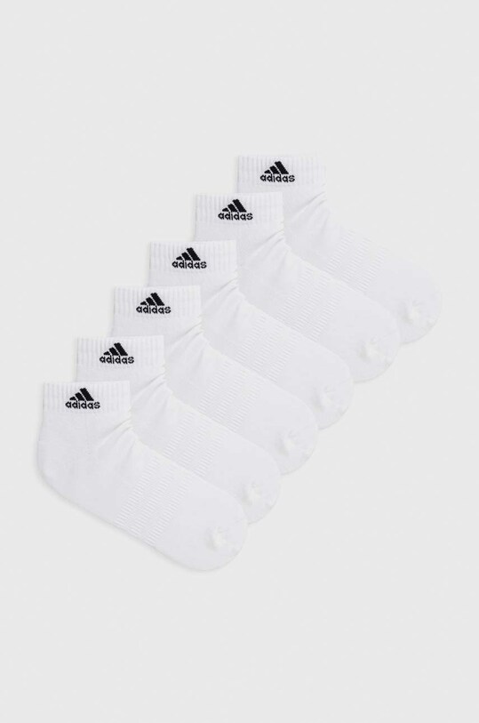 adidas Performance șosete 6-pack C SPW ANK 6P sosete scurte alb HT3442