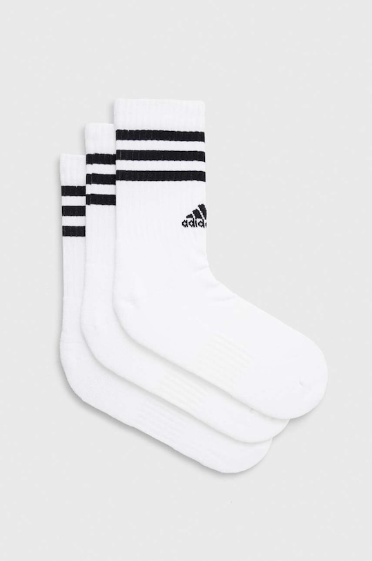 Шкарпетки adidas 3-pack довгі шкарпетки білий HT3458