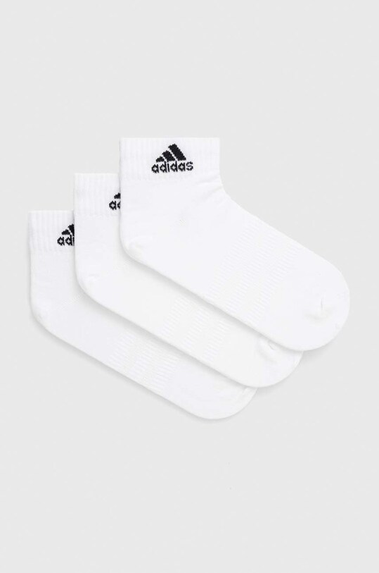 adidas Performance șosete 3-pack sosete scurte alb HT3468