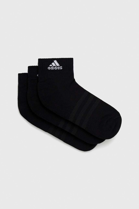 Ponožky adidas Performance 3-pak krátke ponožky čierna IC1277