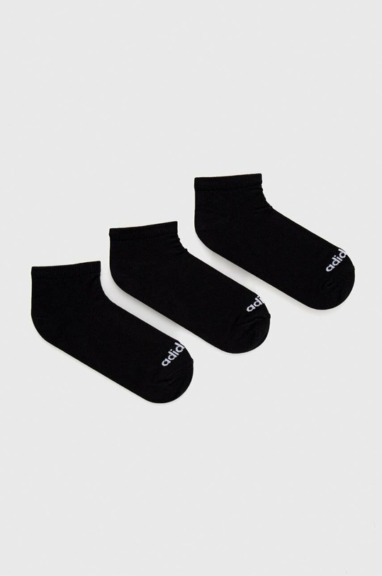 adidas skarpetki 3-pack Essentials skarpetki krótkie czarny IC1299