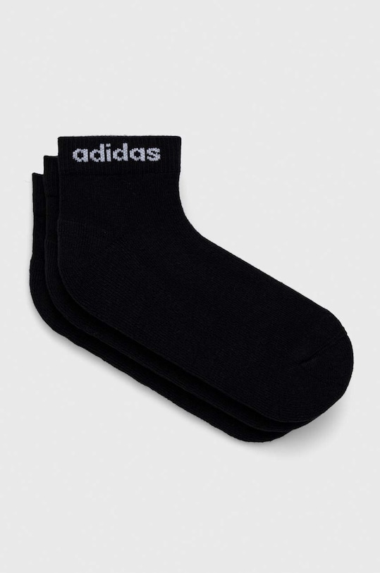 adidas șosete 3-pack Essentials sosete lungi negru IC1303